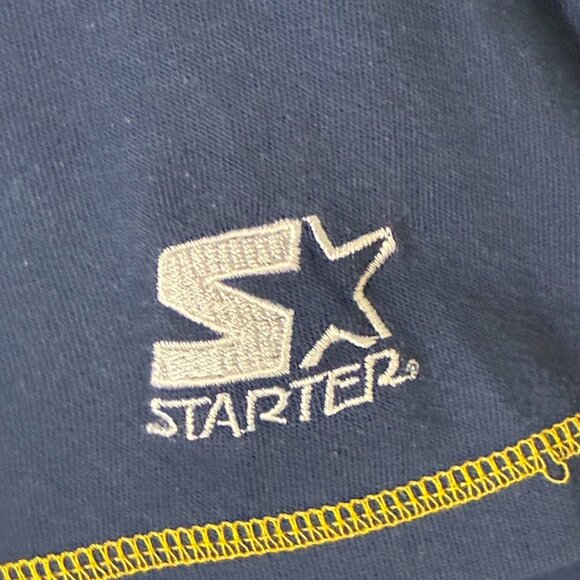 Michigan Wolverines Starter Baseball Henley T Shirt - Picture 6 of 6